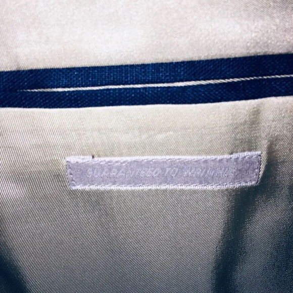 Macy's men's 100% linen sport jacket blazer 40R - Picture 6 of 10